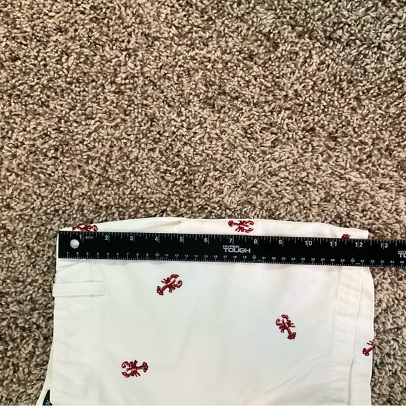 J Crew White Shorts w/ Lobsters Size 4 - Picture 4 of 7